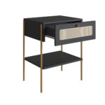 Mesa de Cabeceira Pes Metalicos Oca