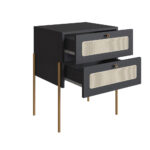 Mesa de Cabeceira Pes Metalicos Oca 02