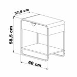 Mesa de Cabeceira Lua